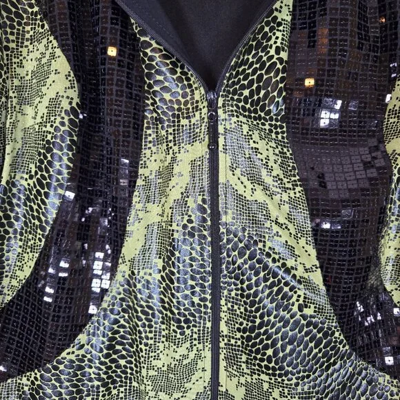 Joseph Ribkoff Short Snake Skin Pattern jacket - Picture 4 of 7